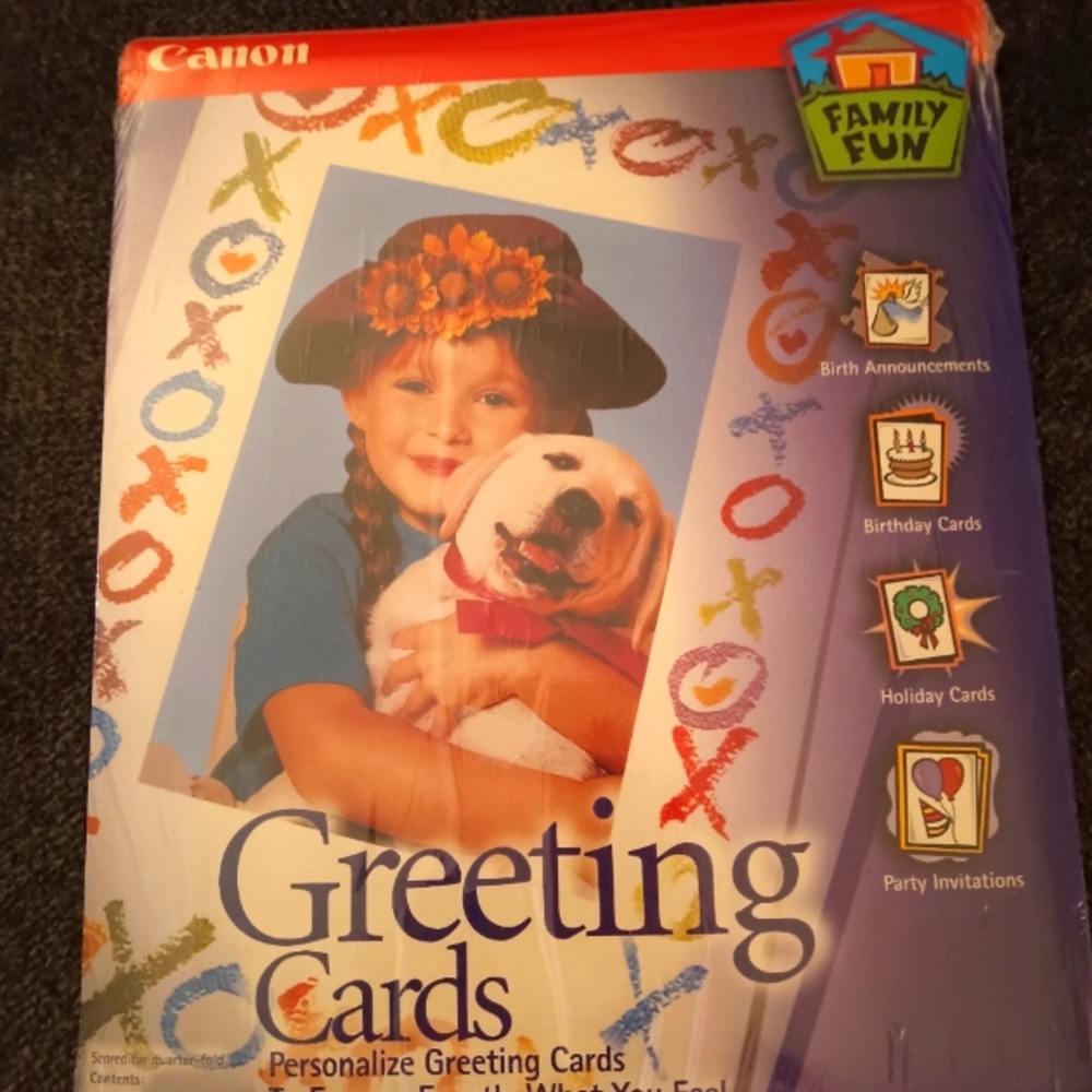 Canon Family Fun Greeting Cards Kit